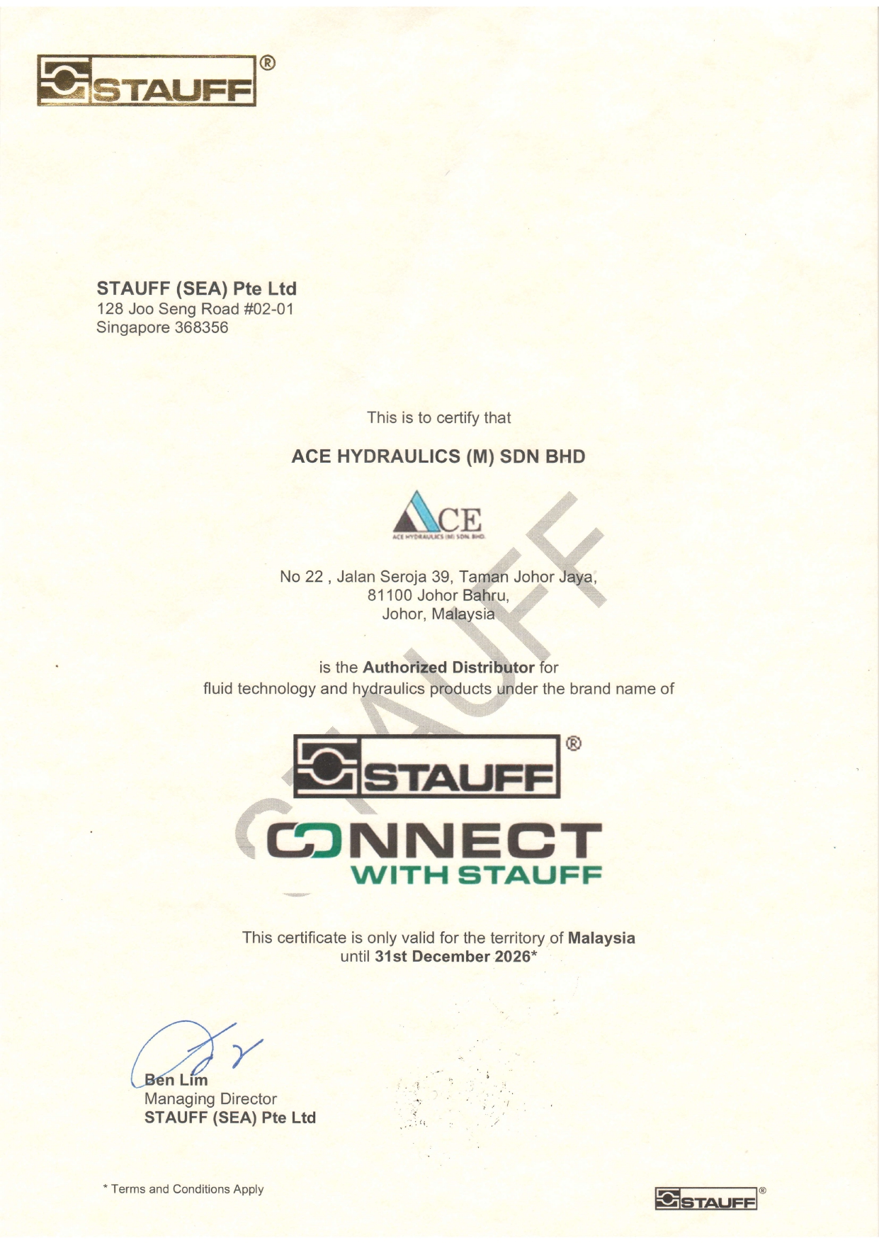 stauff-authorized-distributor-letter-2026